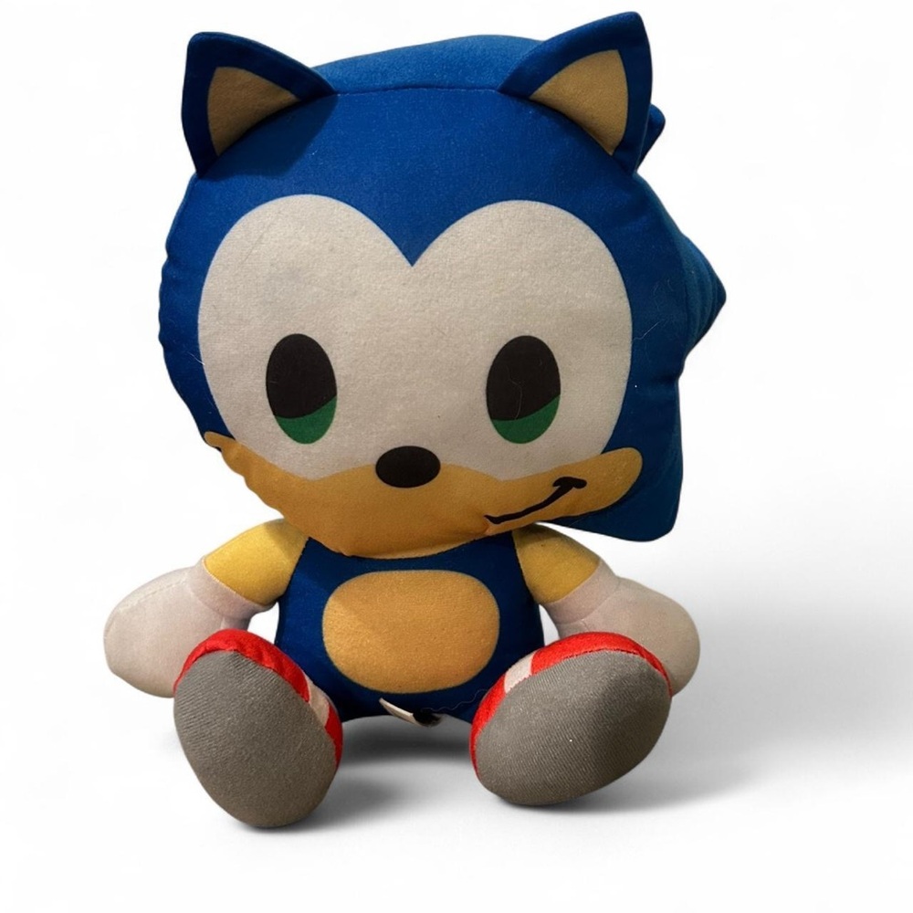 Saga Blue and Yellow Sonic The Hedgehog Plush Toy 9”